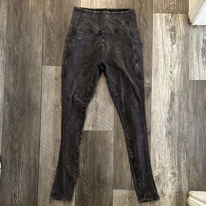 Aerie Charcoal High-Waisted Jeggings